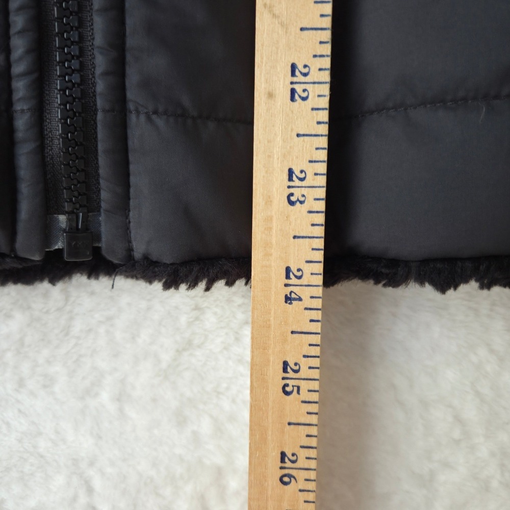 The North Face Reversible Jacket Girls L 14/16 Black Excellent Mossbud Swirl - Picture 4 of 11